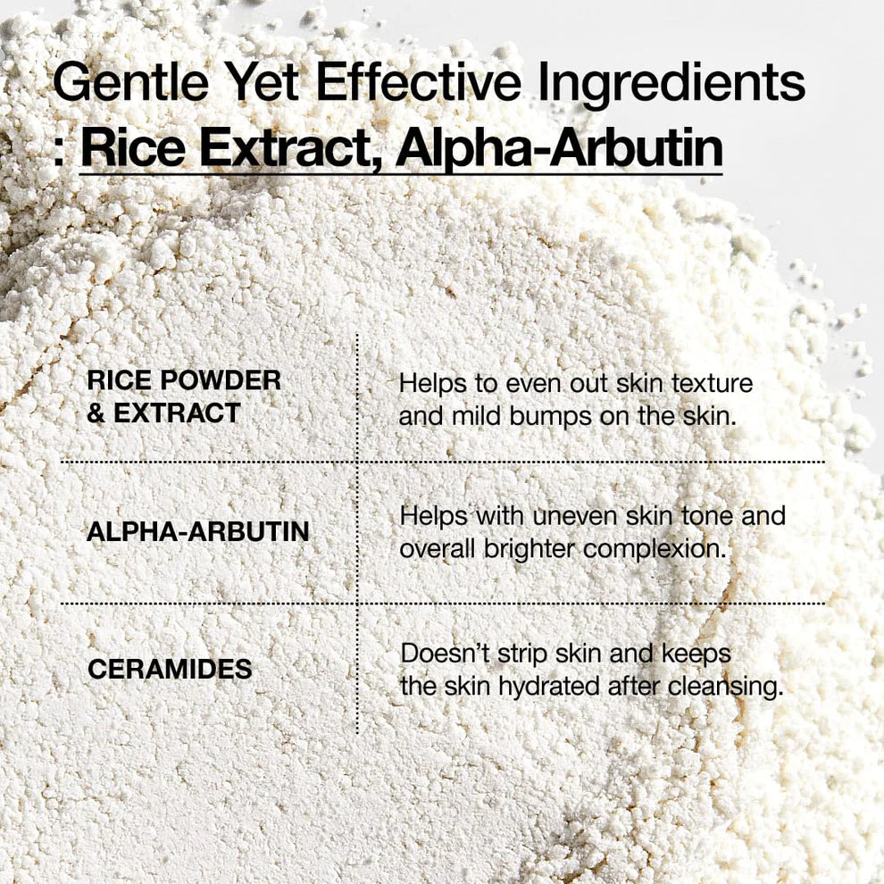 Anua Rice + Ceramide enzyme cleansing powder