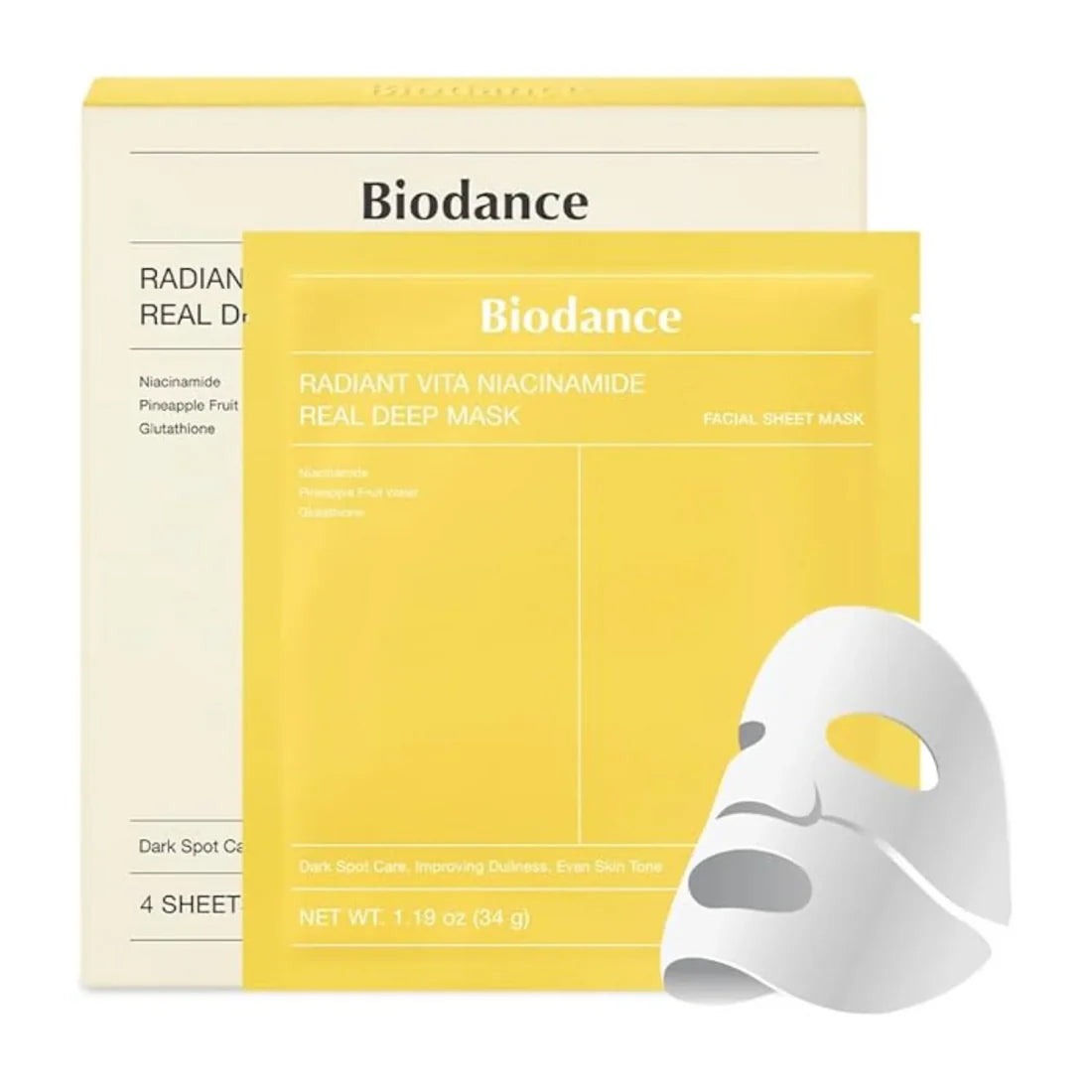 Biodance Niacinamide Mask (Yellow)