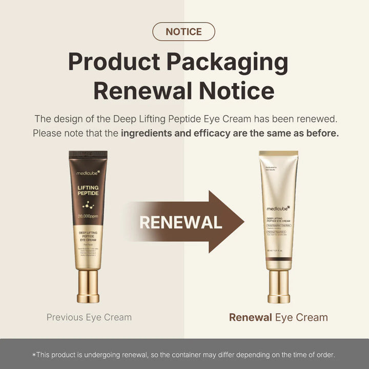 Medicube Deep Lifting Peptide Eye Cream 30ml