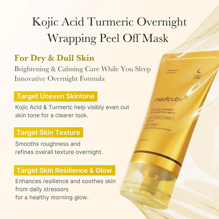 medicube - Kojic Acid Turmeric Night Wrapping Mask