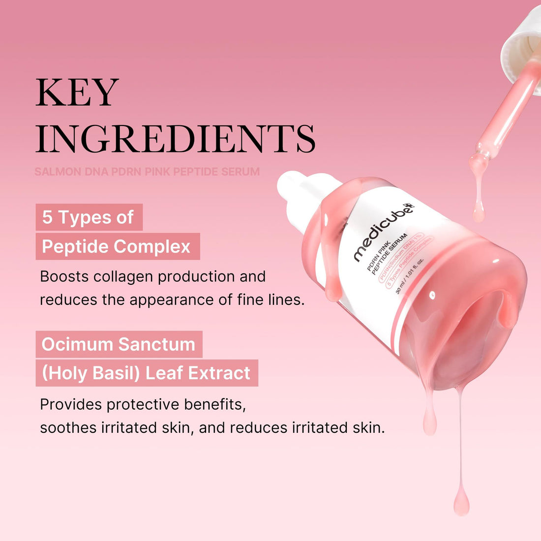 Medicube Pdrn Pink Peptide Serum