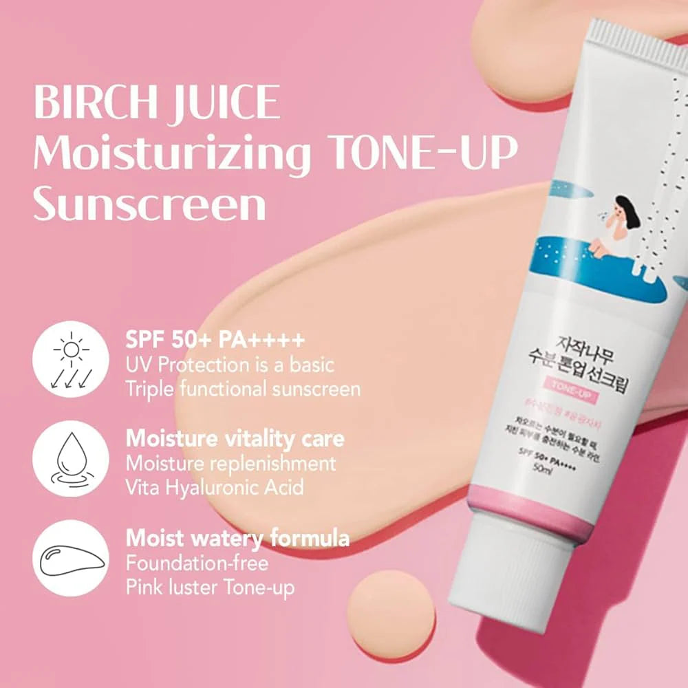 ROUND LAB BIRCH MOISTURIZING TONE-UP SUNSCREEN