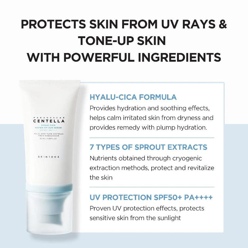 SKIN 1004 - Madagascar Centella Hyalu-Cica Water Fit Sun Serum