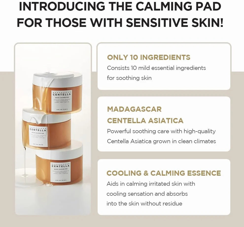 Skin1004 Quick Calming Pad  70pads/130ml