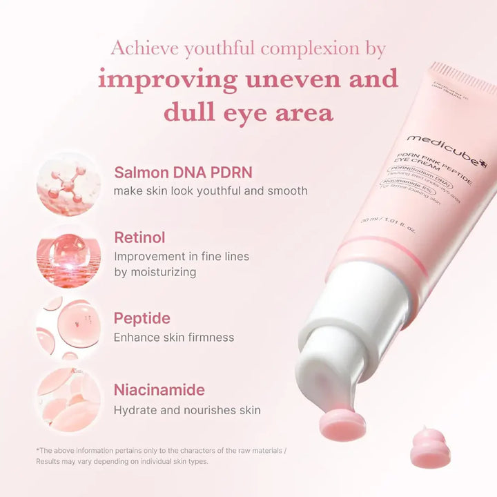 medicube - pdrn pink peptide eye cream